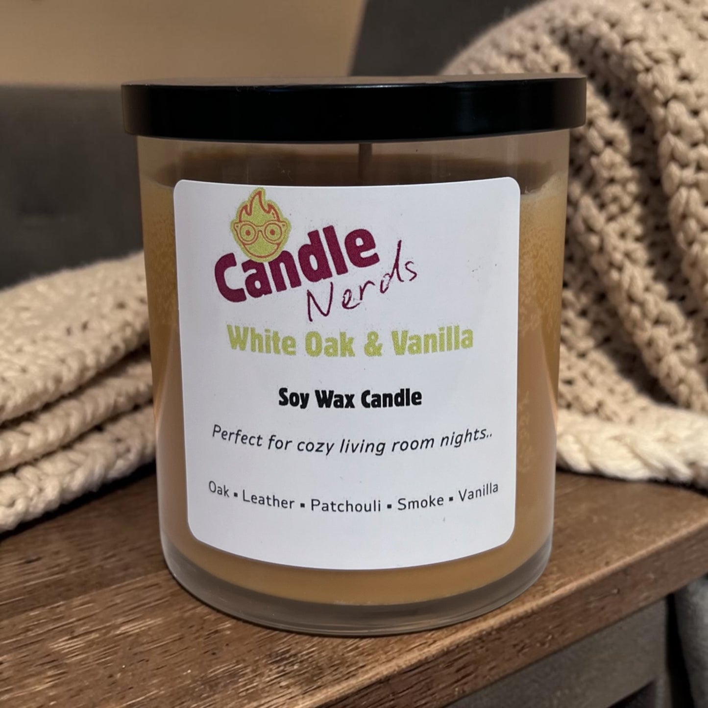 White Oak & Vanilla Soy-Blend Candle
