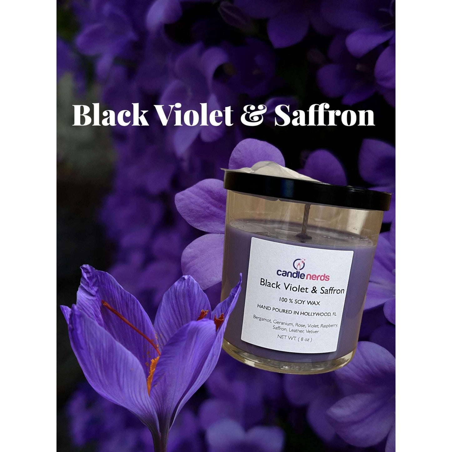 Black Violet & Saffron - Candle Nerds