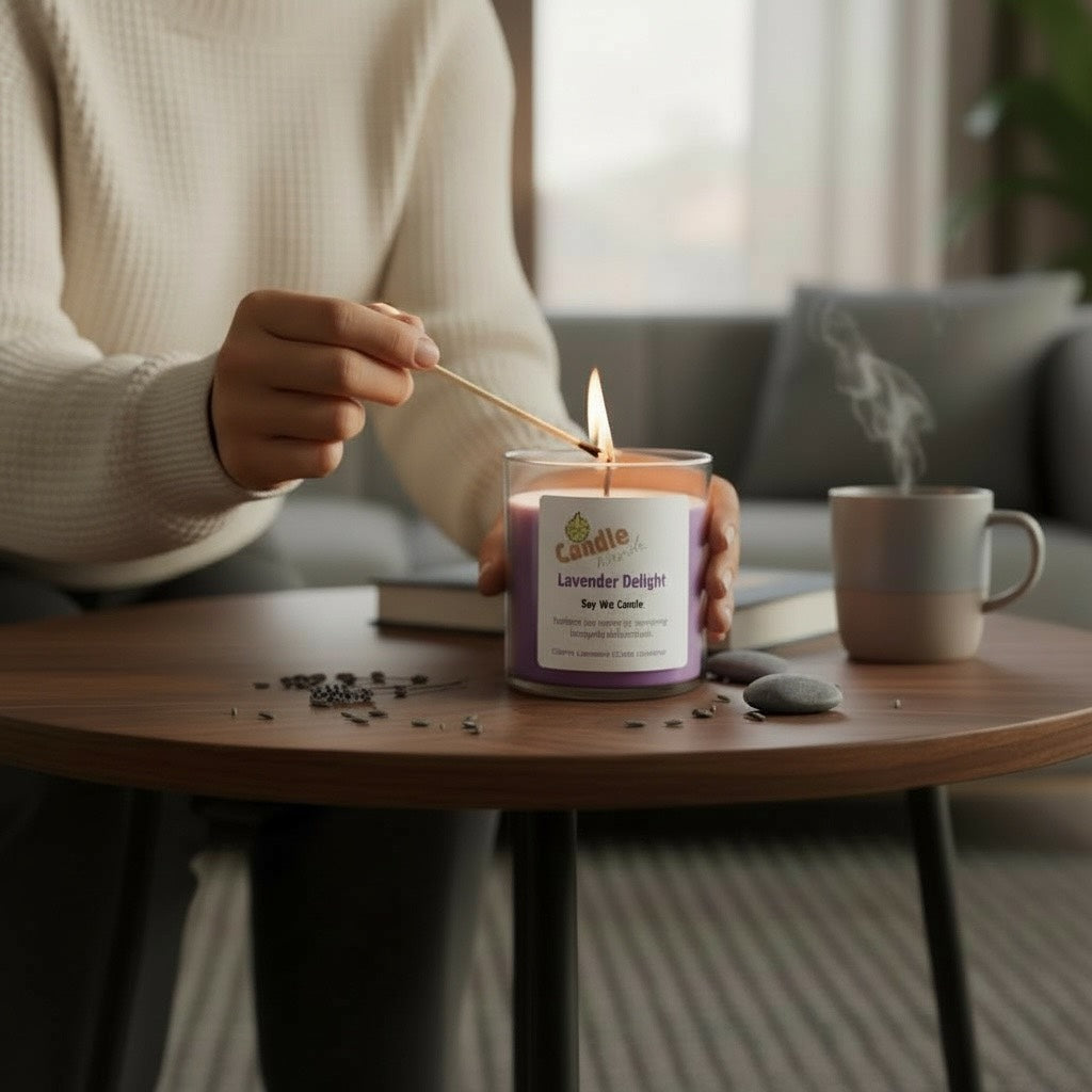 Lavender Delight Soy-Blend Candle